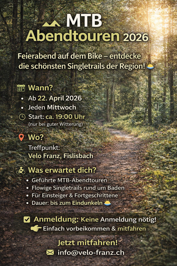 MTB Touren mit Velo Franz